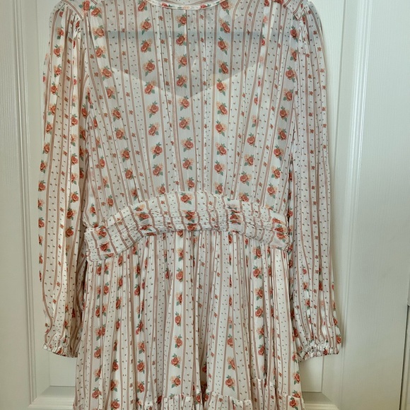 Anthropologie x Let Me Be Sheer Long Sleeve Mini Dress - Picture 4 of 5